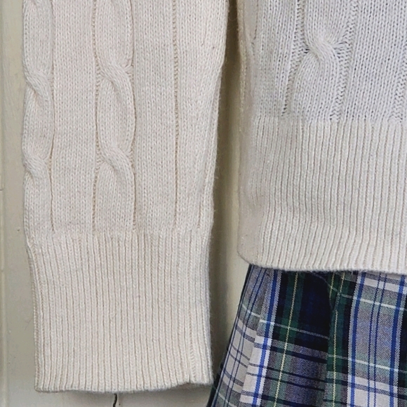 Alfred Sung Cable Knit Turtleneck Sweater - Picture 3 of 3